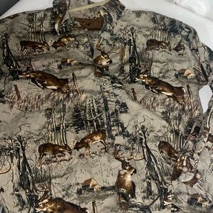 Men's Outdoor Wildlife Print Shirt med
